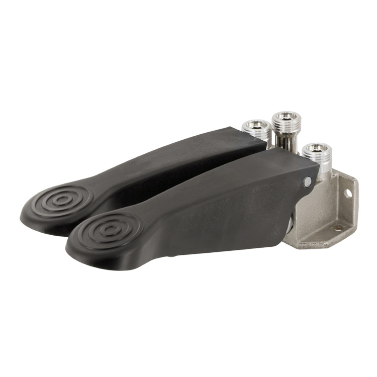 Robinet temporisé 530 au sol à double pédale