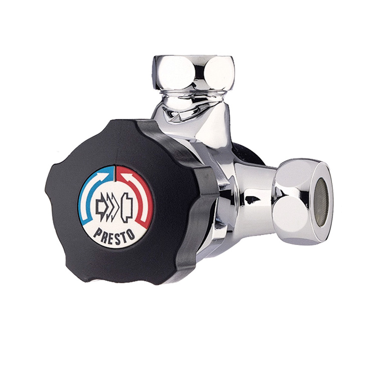 Mitigeur temporisé douche ALPA bouton noir