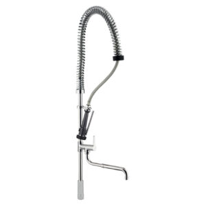 Groupe douchette de prélavage hauteur avec bec 900 mm