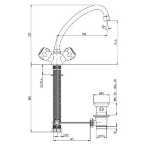 Mélangeur lavabo NF