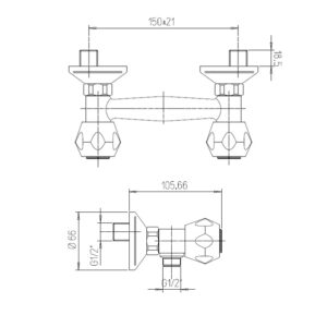 Mélangeur douche mural NF