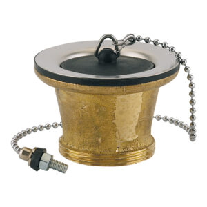 Bonde à bouchon laiton évier Ø 50