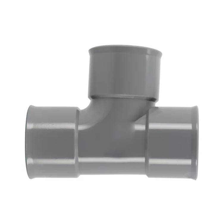 Té PVC pied de biche FFF