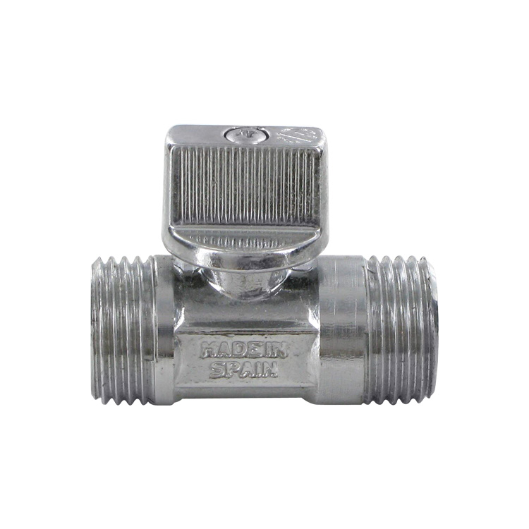 Vanne laiton chromé MM