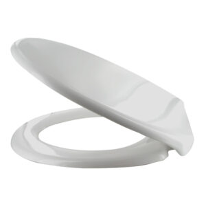 Abattant TOP’TEK II à descente retenue blanc déclipsable